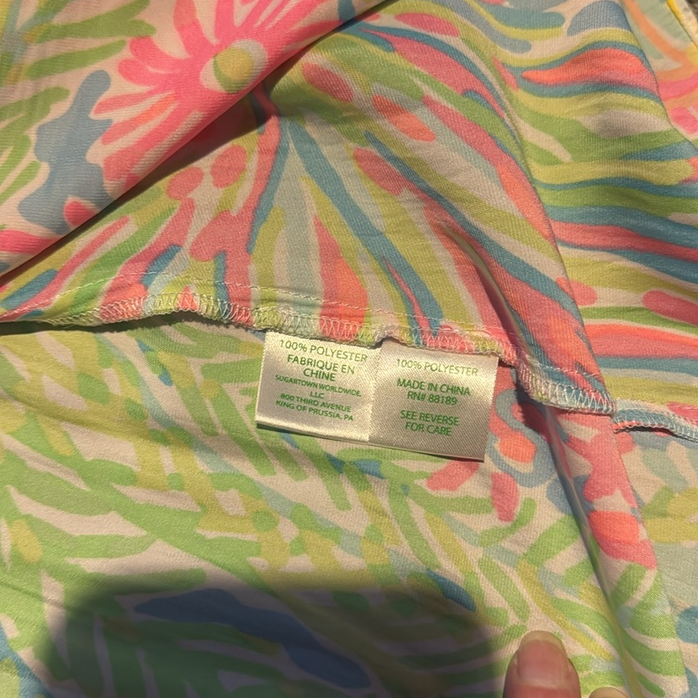 Lilly Pulitzer sz Medium Bodhi Maxi Skirt Lovers Coral /Strapless Dress - Picture 7 of 13